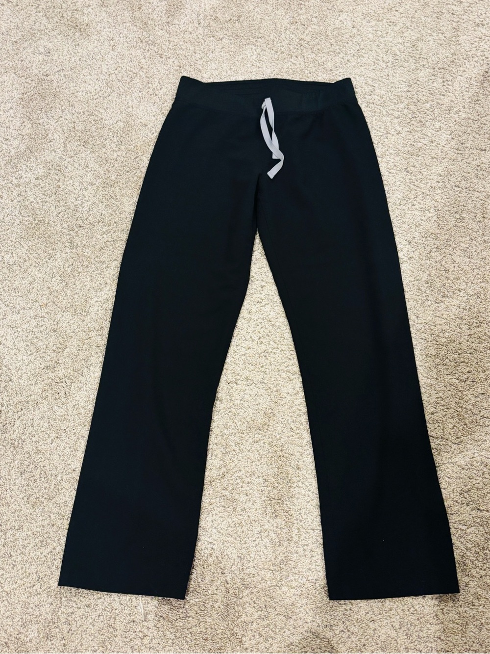 Figs Women's Black Drawstring Scrub Pants
